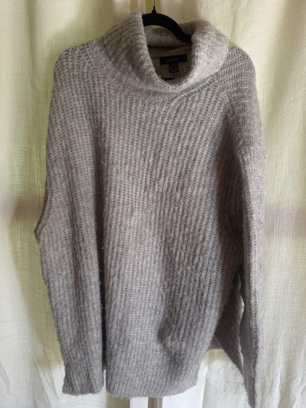 Primark Grey Knit Turtleneck Sweater